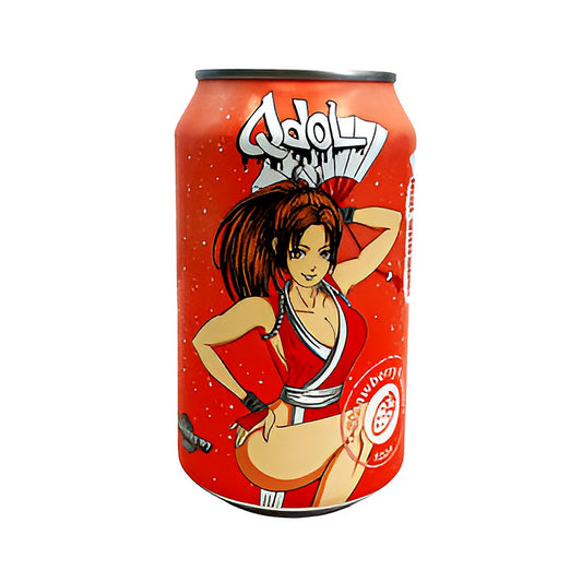Qdol Strawberry Flavor Soda - processed