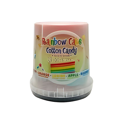 Rainbow Cake Cotton Candy - processed