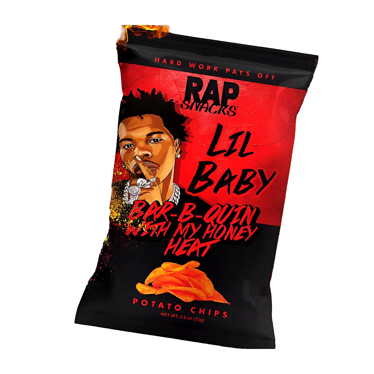 Rap Snacks bar-b-quin with honey heat - processed