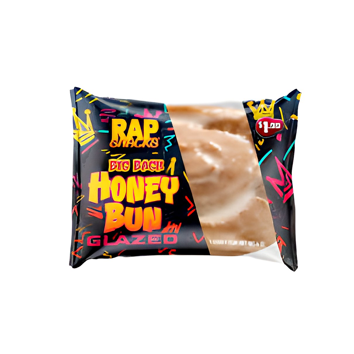 Rap Snacks Big Back Honey Bun Glazed - processed