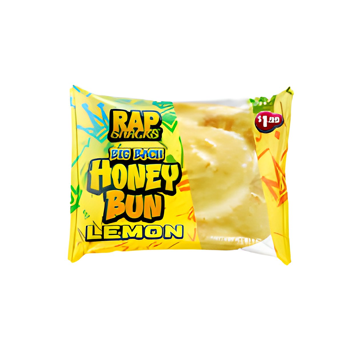 Rap Snacks Big Back Honey Bun Lemon - processed