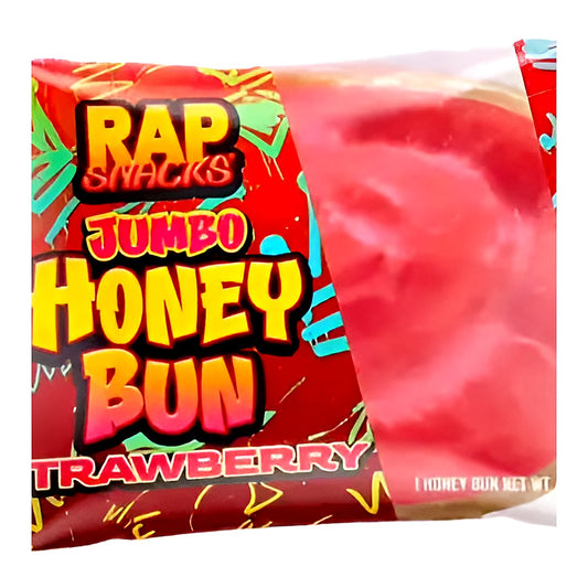 Rap Snacks Big Back Honey Bun Strawberry - processed