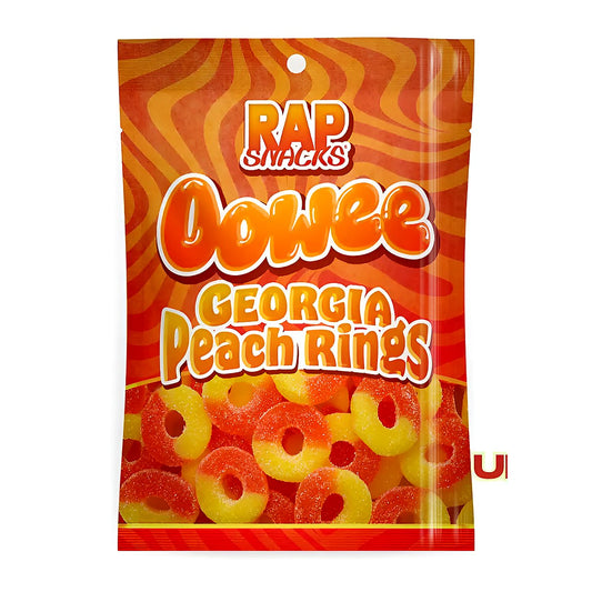 Rap Snacks - Georgia Peach Rings - processed