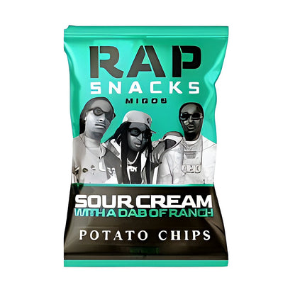 Rap Snacks Migos Sour Cream With A Dab Of Ranch - processed