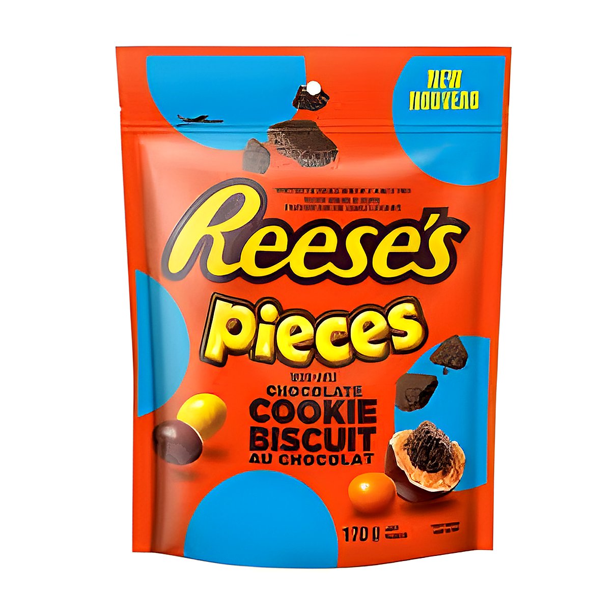 Reese’s pieces With Chocolate Cookie Biscuit - processed