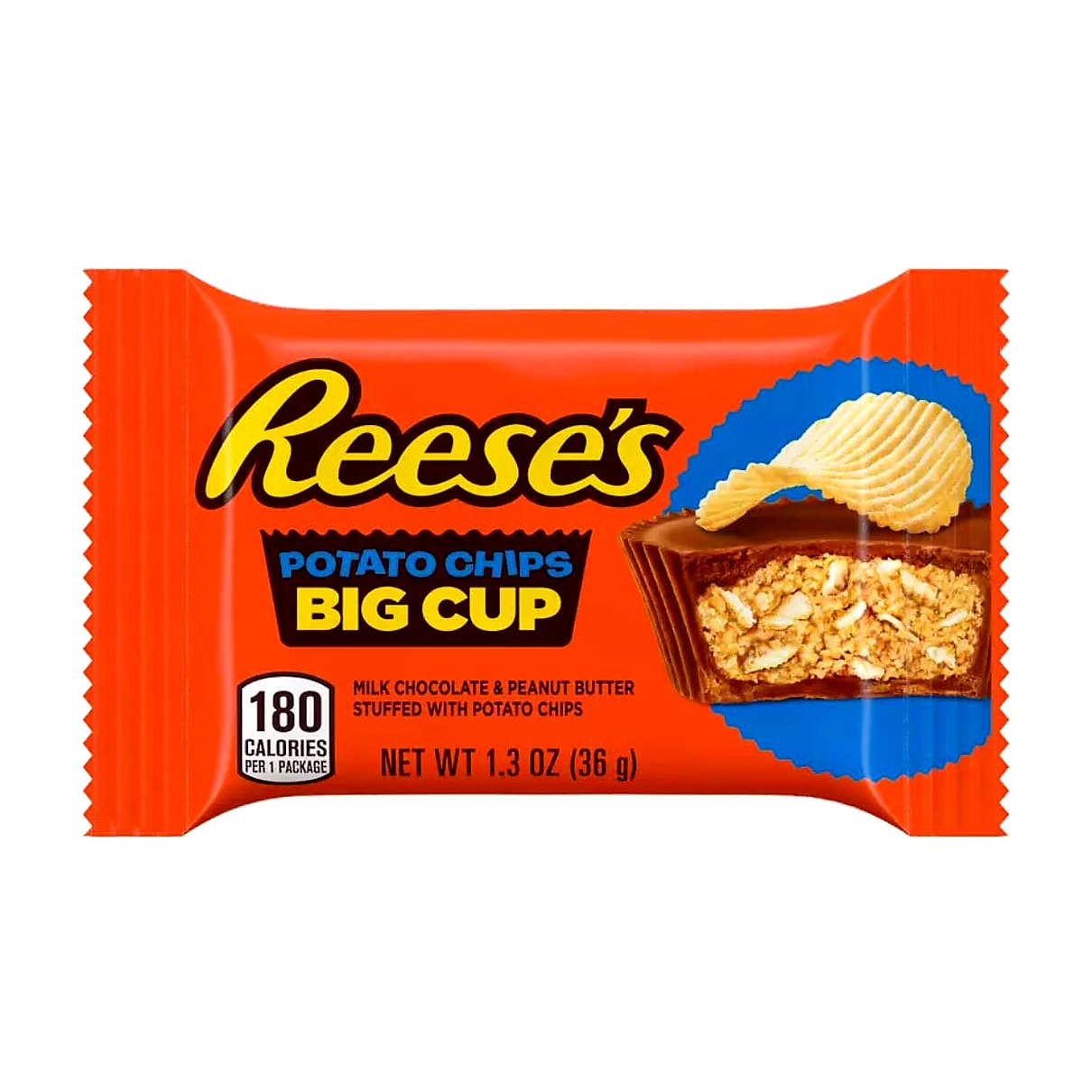Reese's Potato Chips Big Cup 36g - processed