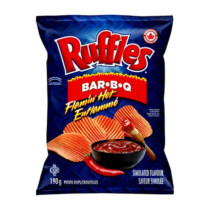 Ruffles BarBQ Flaming Hot - processed