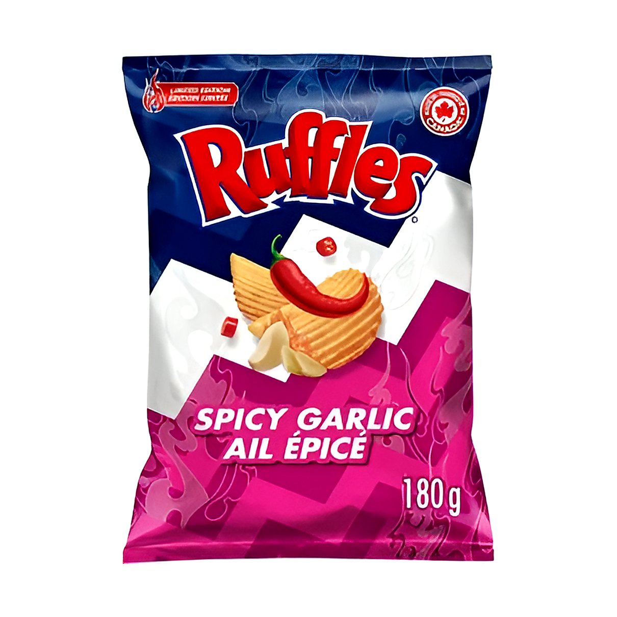 Ruffles spicy garlic - processed