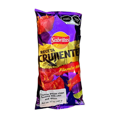 Sabritas Receta Crujiente Flamin Hot - processed