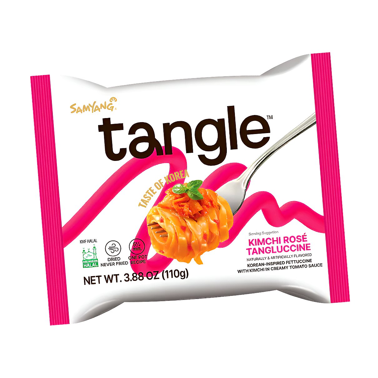 Samyang Tangle Kimchi Rose Ramen - processed