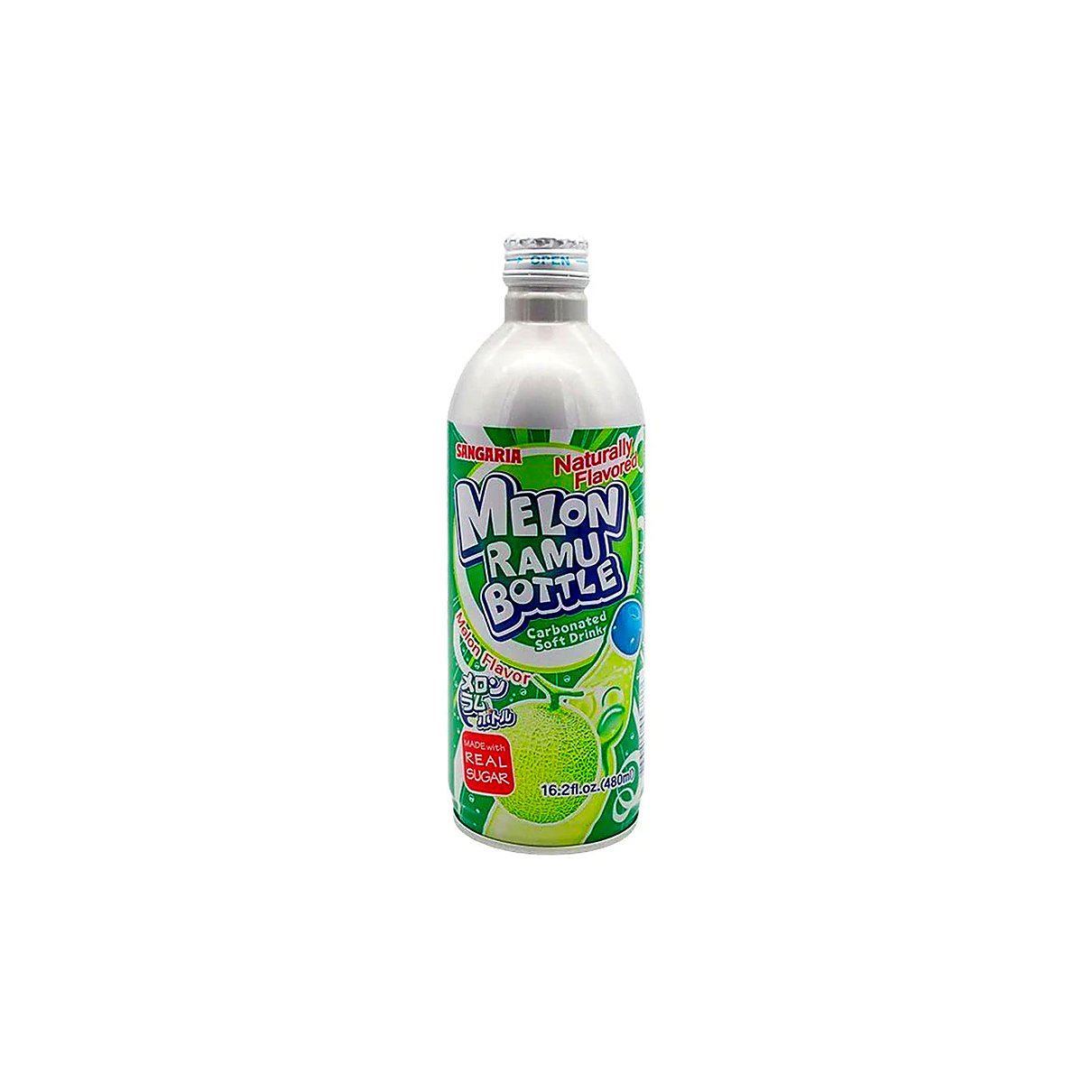 Sangaria Melon Ramune Bottle - processed