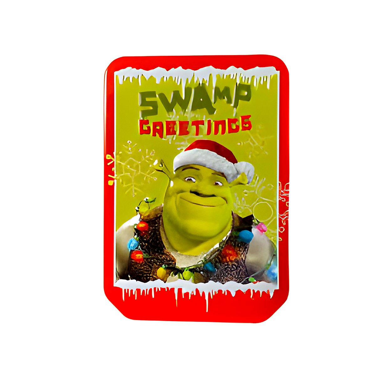 Shrek the Halls - Sour Green Apple Holiday Candy - processed