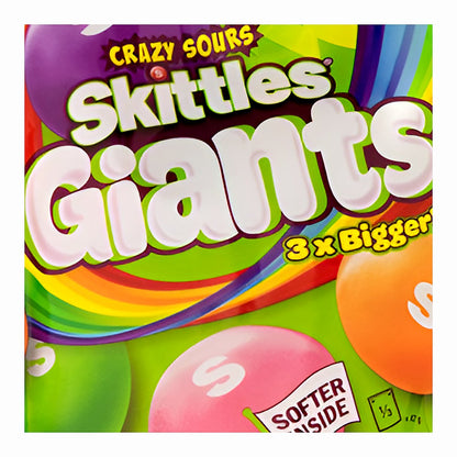 Skittles Giants Sours 3X Bigger - processed