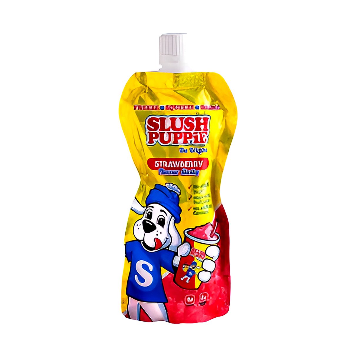 Slush Puppie Freeze and Squeeze Strawberry - processed