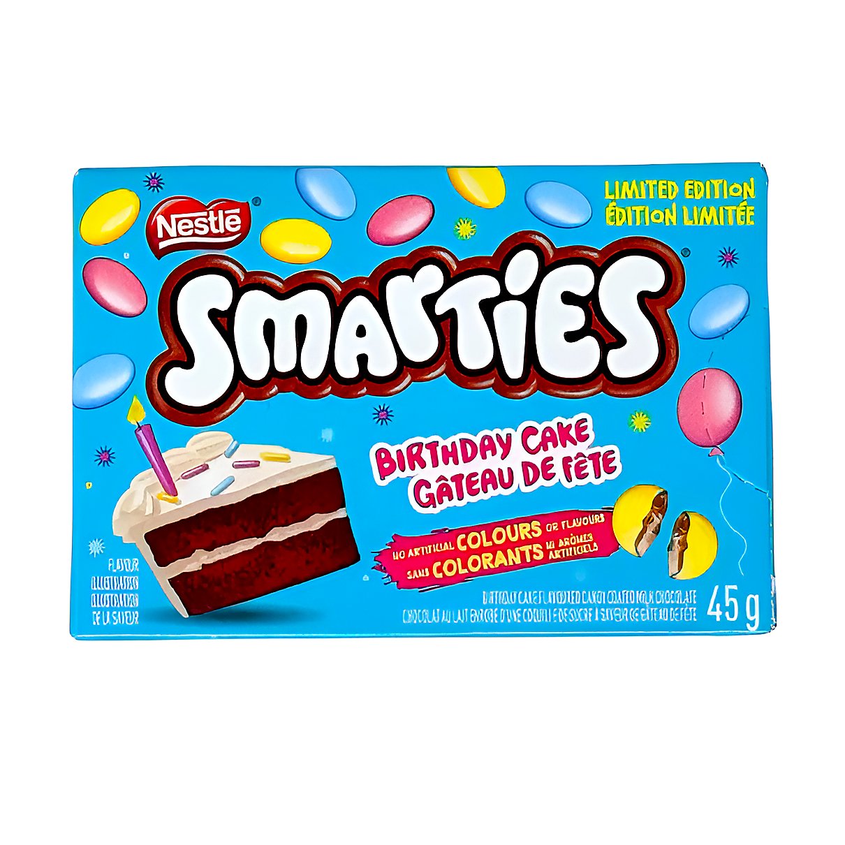 Smarties Birthday Cake - processed