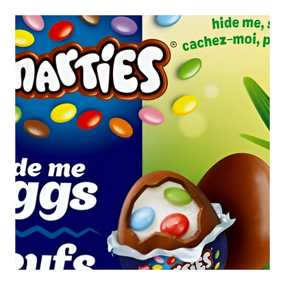 Smarties hide-me eggs - processed