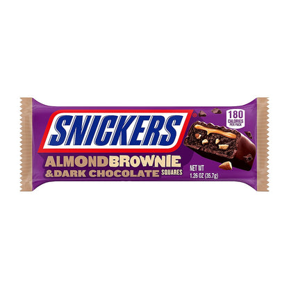 Snickers Almond Brownie Dark Chocolate - processed