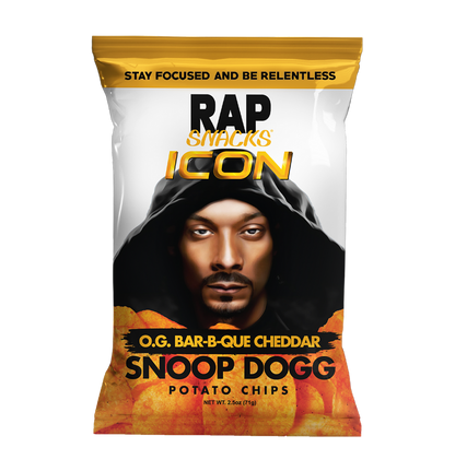 Rap Snacks Icon Snoop Dogg O.G BBQ Cheddar