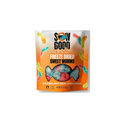Sow Good Freeze Dried Sour Worms - processed