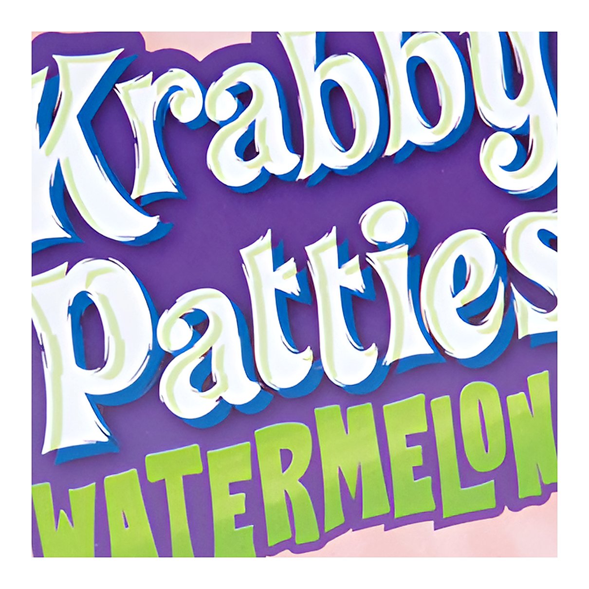 Spongebob Krabby Patties Watermelon Gummy Candy - processed