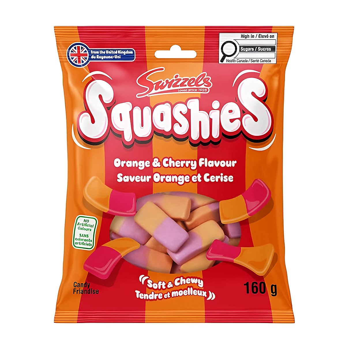 Squashies - Orange & Cherry Flavor - processed