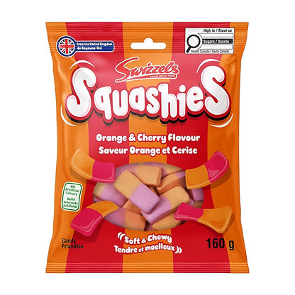 Squashies - Orange & Cherry Flavor - processed