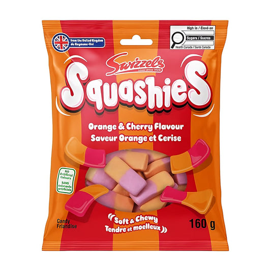 Squashies - Orange & Cherry Flavor - processed