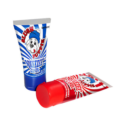 Squeeze Candy Strawberry/ Blue Raspberry Flavored Liquid Candy - processed