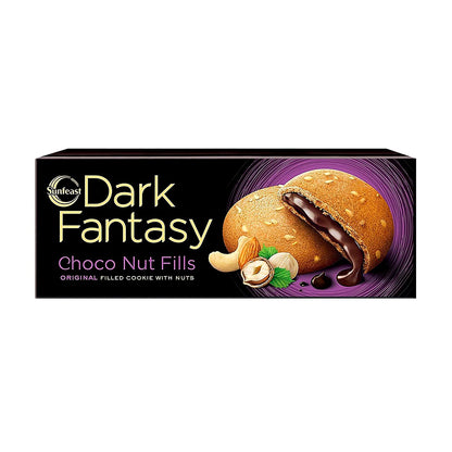 Sunfeast Dark Fantasy Big Choco Nut Fills - processed