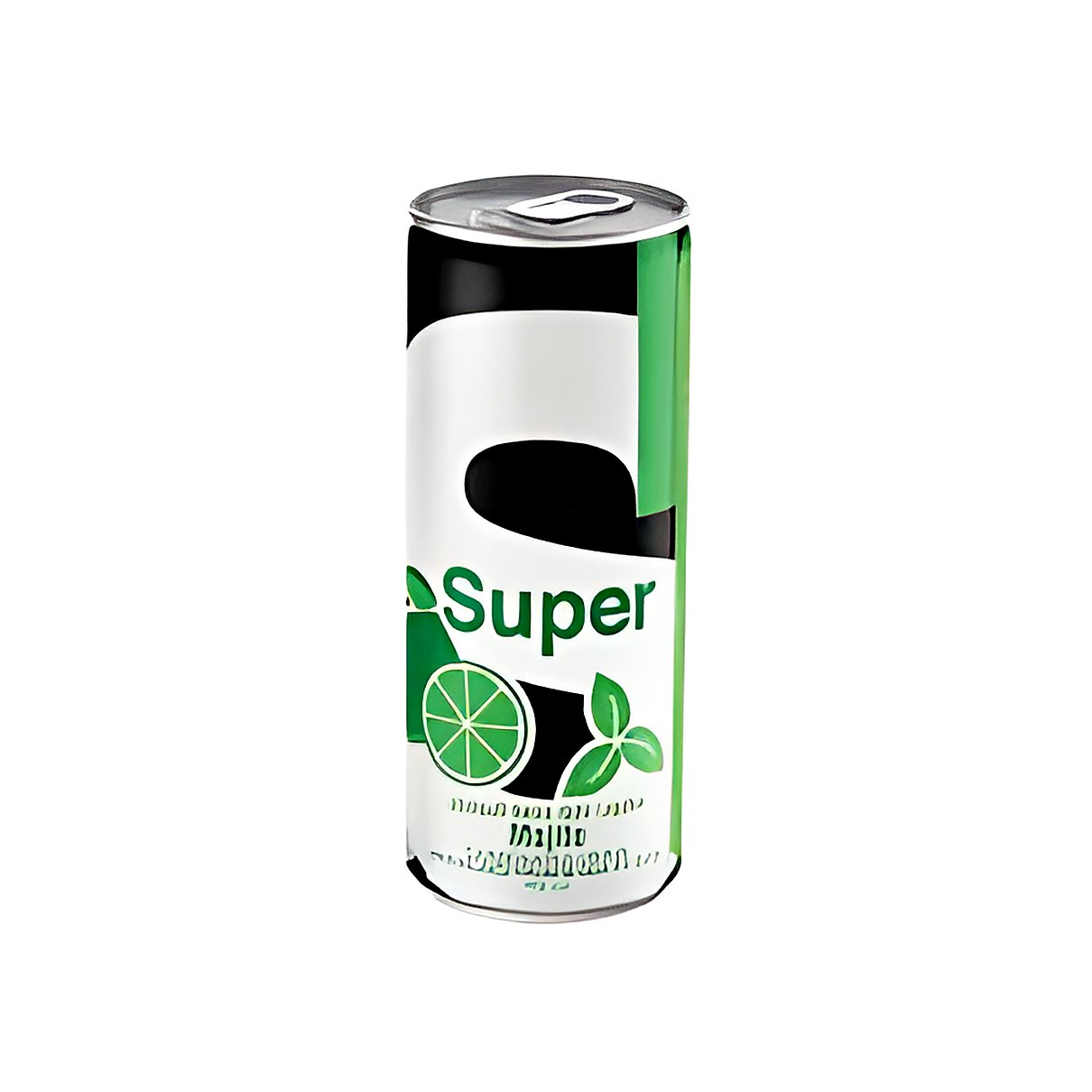 Super Natural Fizzy Drink Mojito - processed