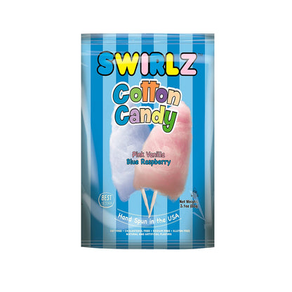 Swirls Cotton Candy Pink Vanilla & Blue Raspberry - processed