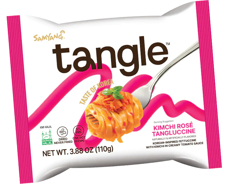 Samyang Tangle Kimchi Rose Ramen