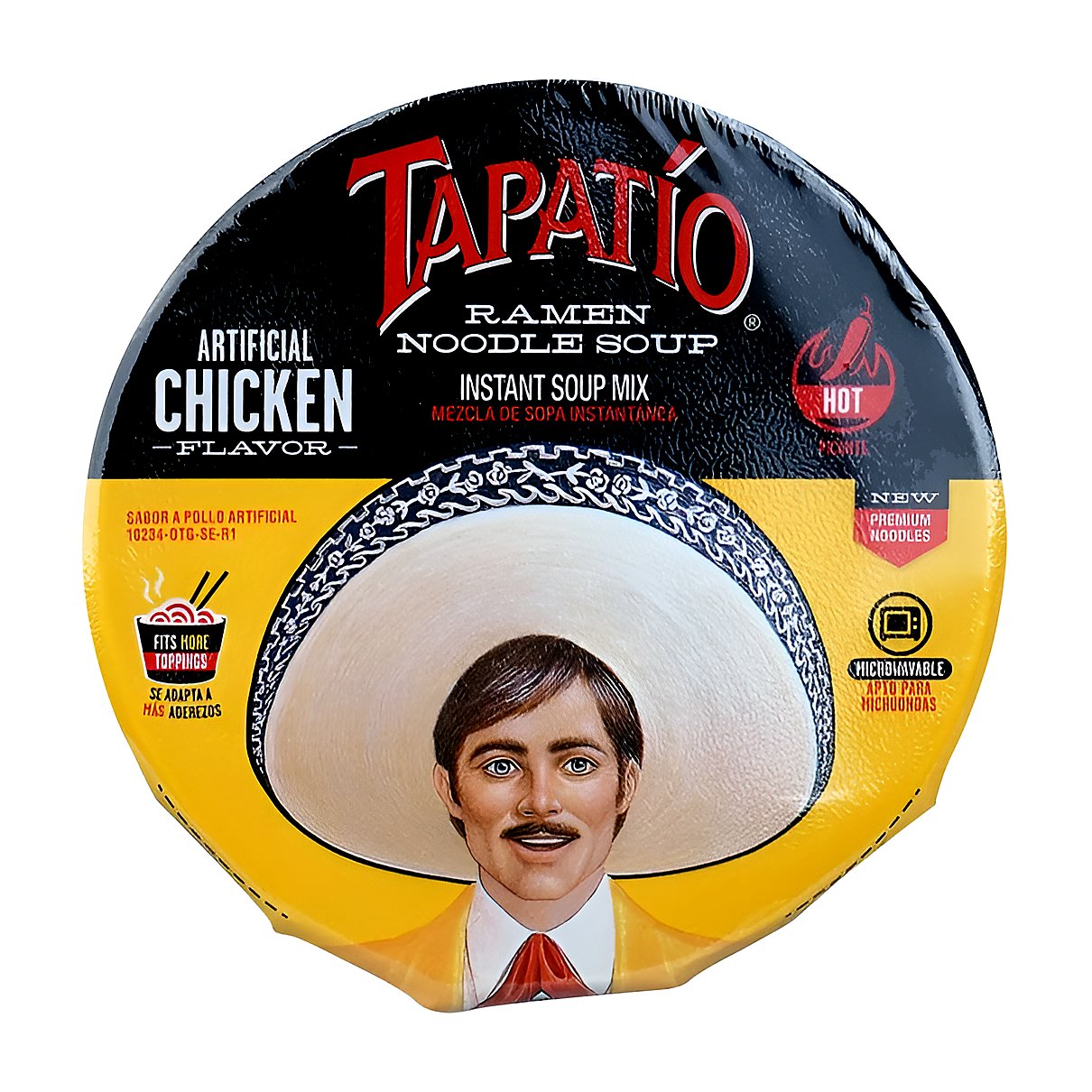 Tapatio Ramen Noodle - Chicken Flavor - processed