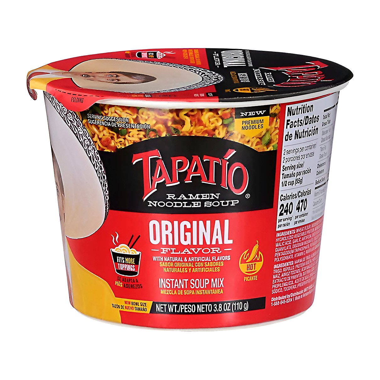 Tapatio Ramen Noodle Soup - Original - processed