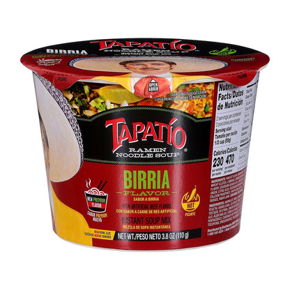 Tapatio Ramen Noodles Soup - Birria Flavor - processed