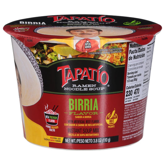Tapatio Ramen Noodles Soup Birria Flavo