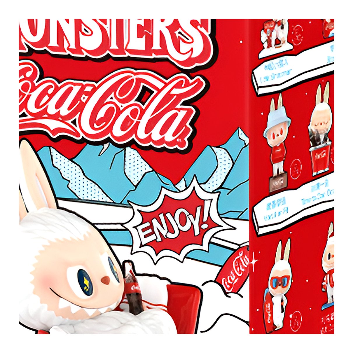 The monsters Coca Cola - processed