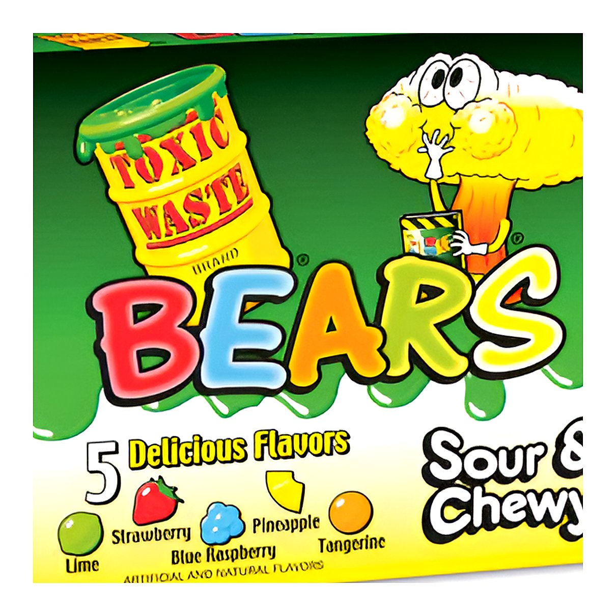 Toxic Waste Bears Sour & Chewy Candy - processed