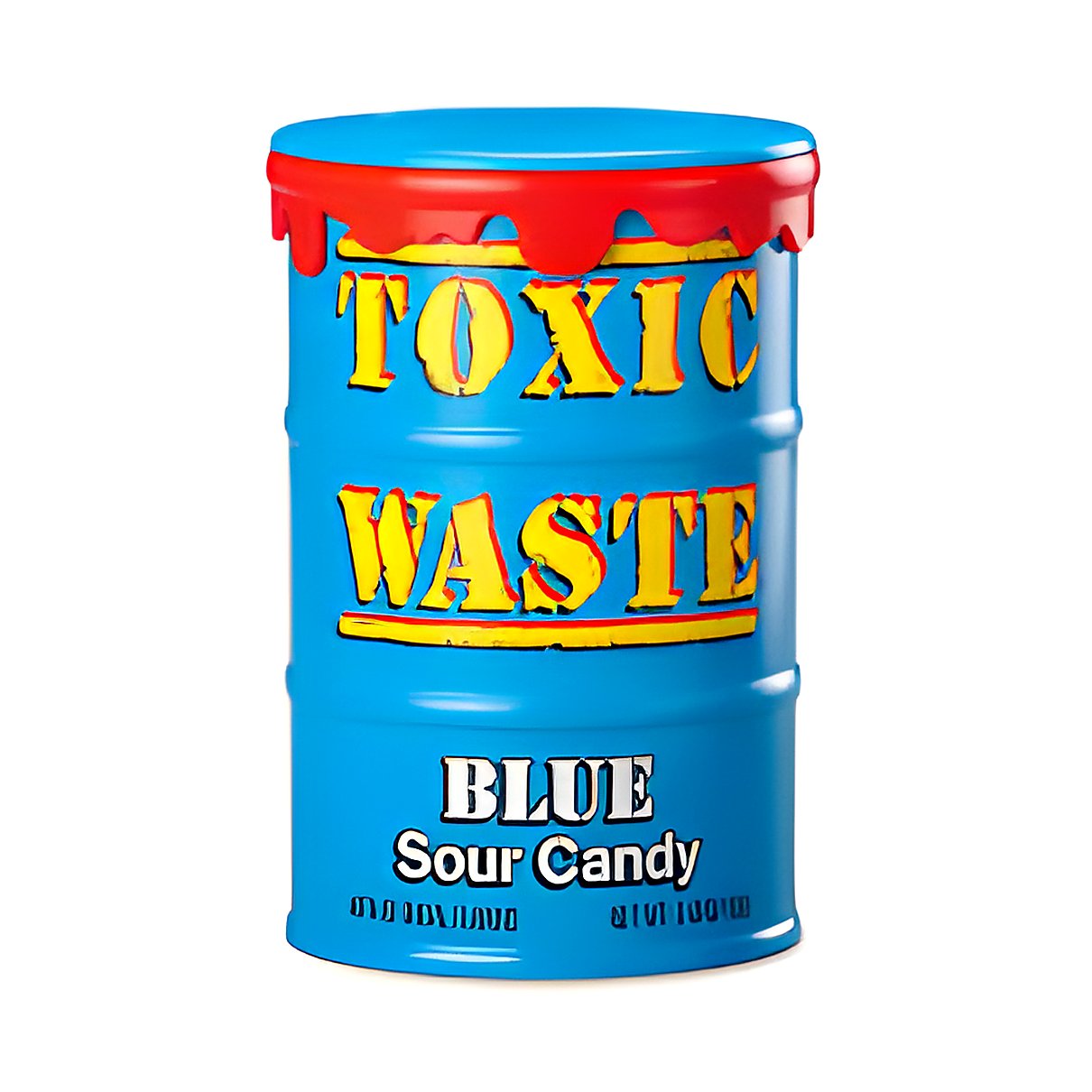 Toxic Waste Blue Drum Sour Candy - processed