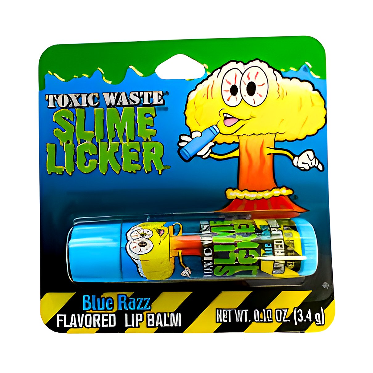 Toxic Waste Blue Raz Lip Balm - processed