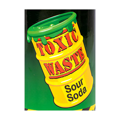 Toxic Waste Green Apple Soda - processed