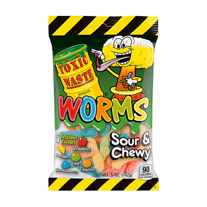 Toxic Waste Worms Sour&Chewy - processed