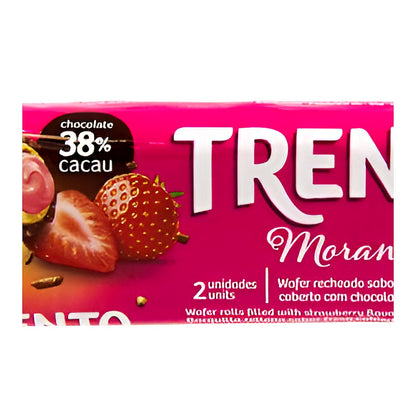 Trento Wafer Rolls Morango - processed