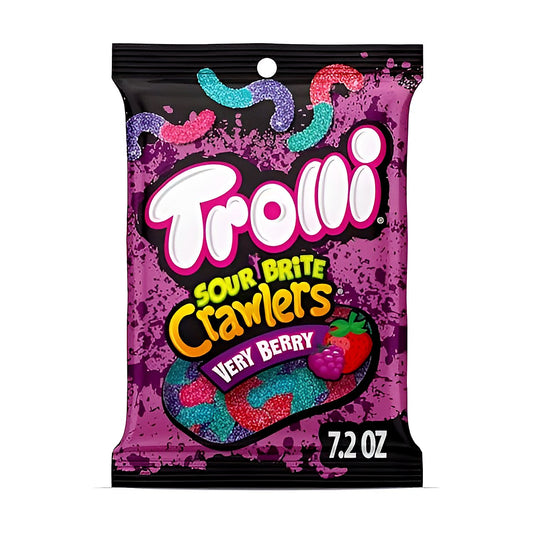 Trolli sour bite crawlers very berry - processed