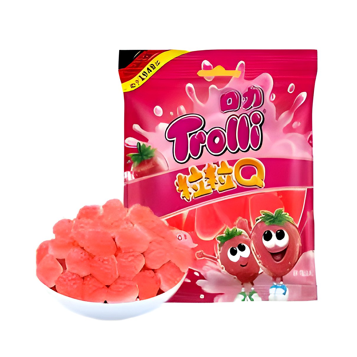 Trolli Strawberry Flavor - processed