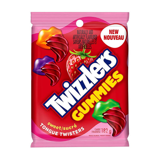 Twizzlers Gummies Sweet Tongue Twisters - processed