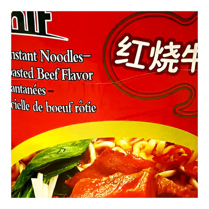 Unif Bowl Instant Noodles - Roasted Beef Flavor - processed