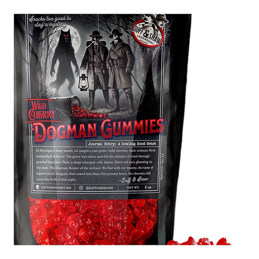 Wild Cherry Dogman Gummies - processed