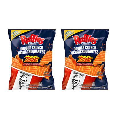 Ruffles Double Crunch Zinger KFC - processed