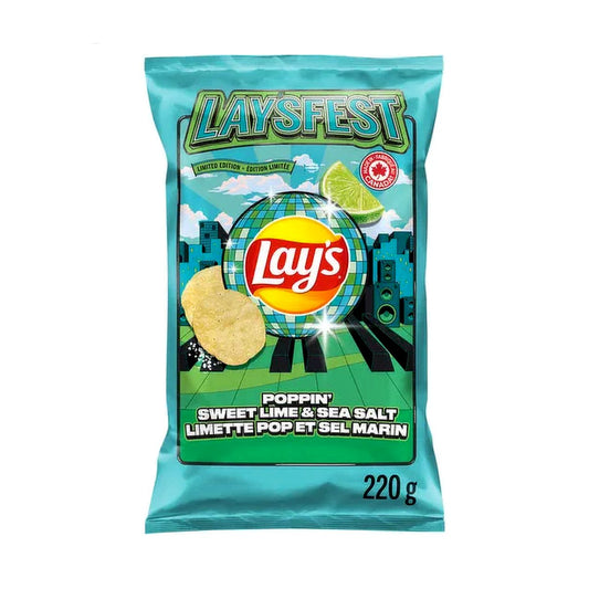 Lays Fest Sweet Lime & Sea Salt - processed